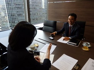 日経トップリーダー取材